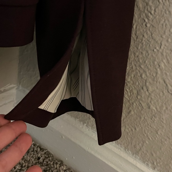 Women’s Theory Burgundy Blazer - Picture 2 of 3